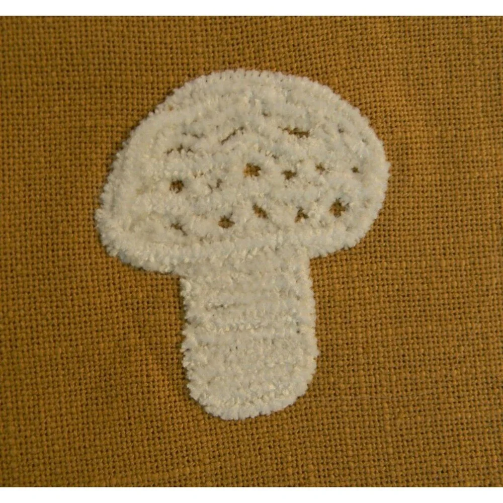 Harvest Home Table Runner Mushroom Light Brown NWT